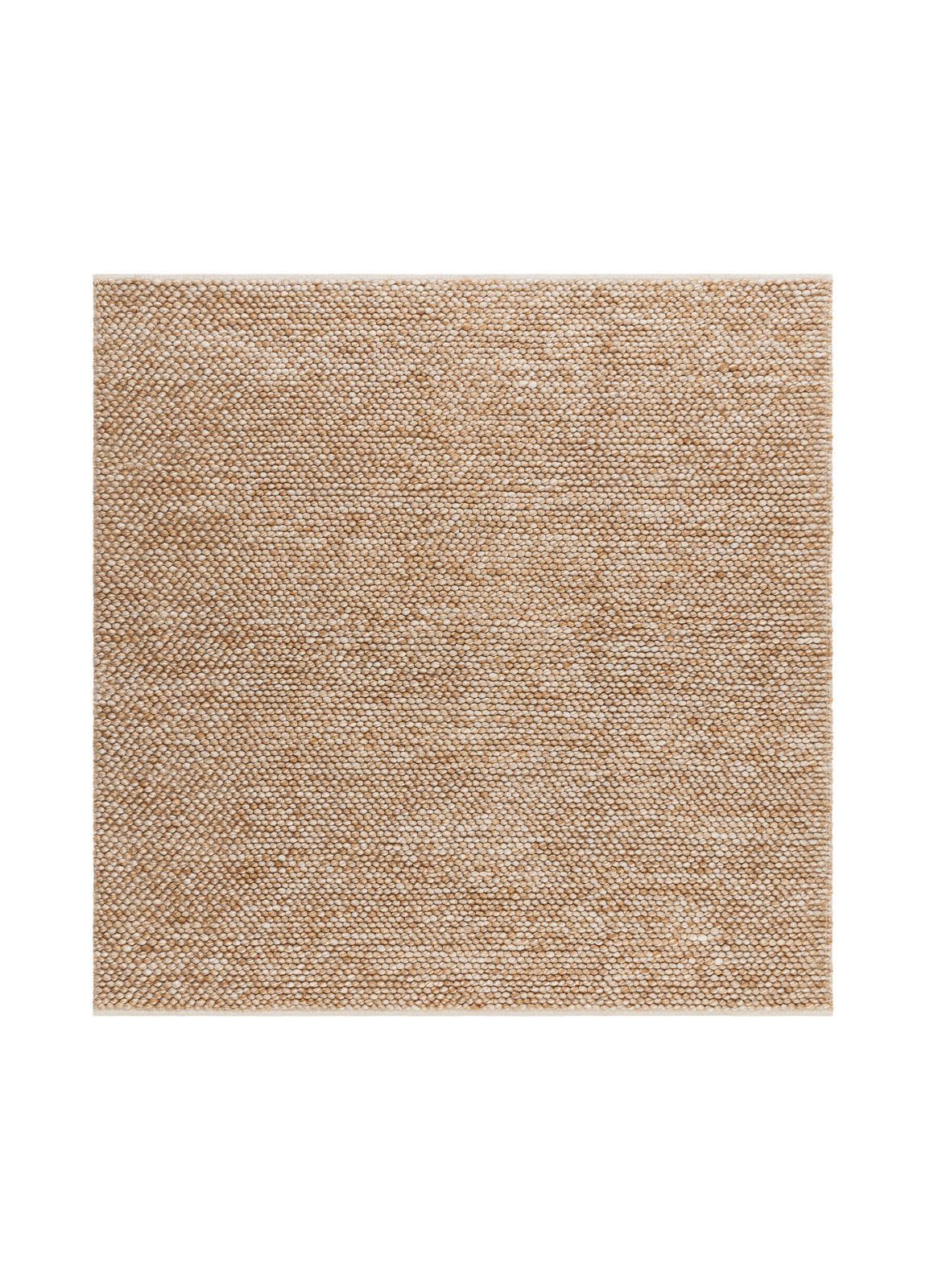 Handvävd Matta Bubble Kvadratisk 240x240 cm - Karamell