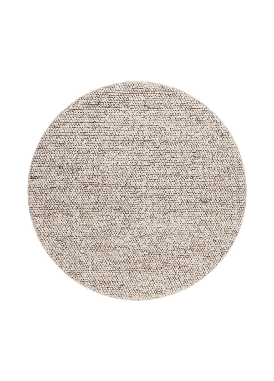 Handvävd Matta Bubble Rund 240 cm - Linne