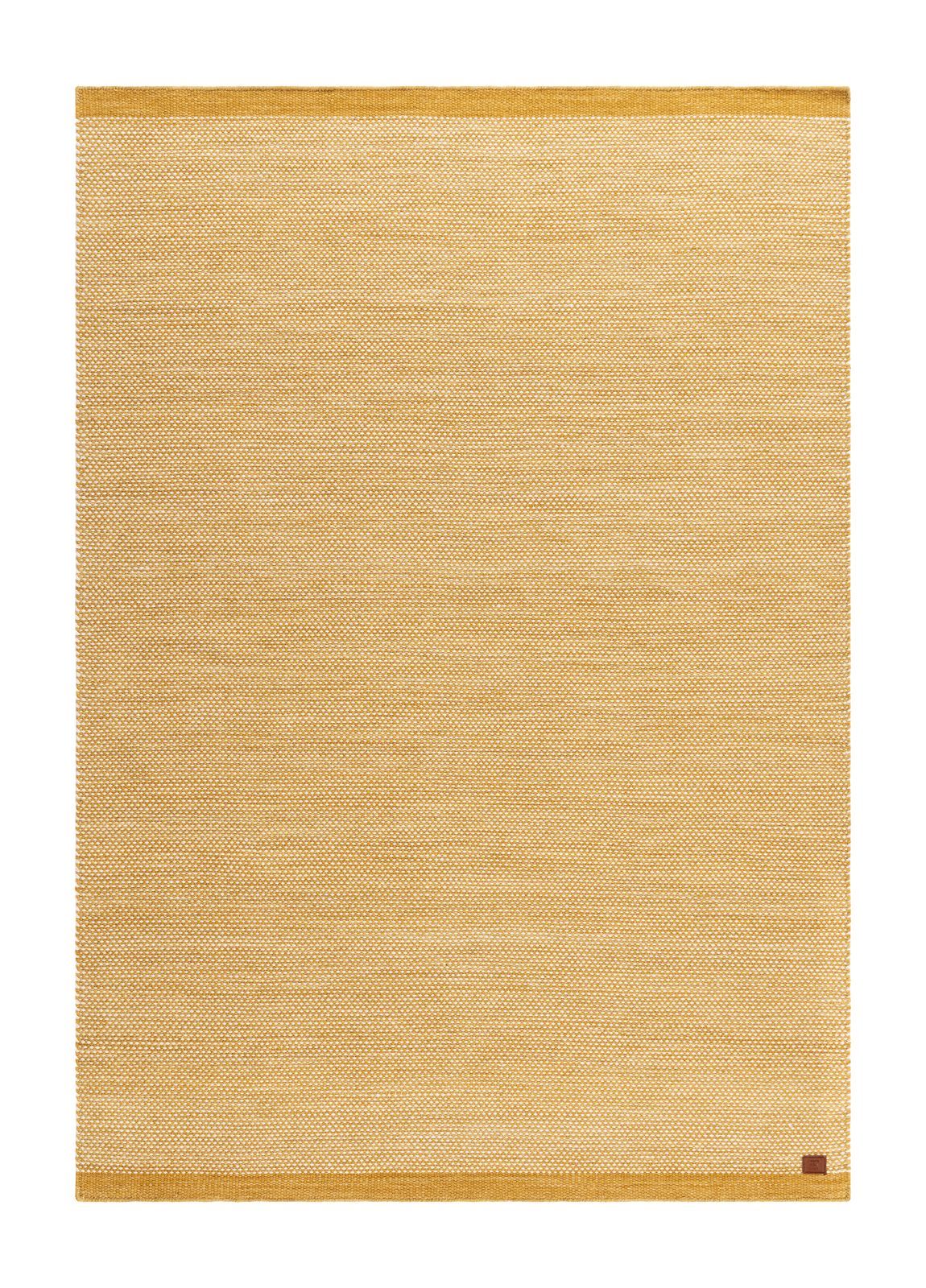 Handvävd Matta Sandhamn 300x400 cm - Ockragul