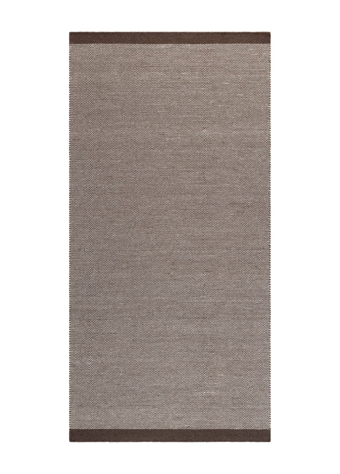 Handvävd Matta Sandhamn 75x150 cm - Choklad