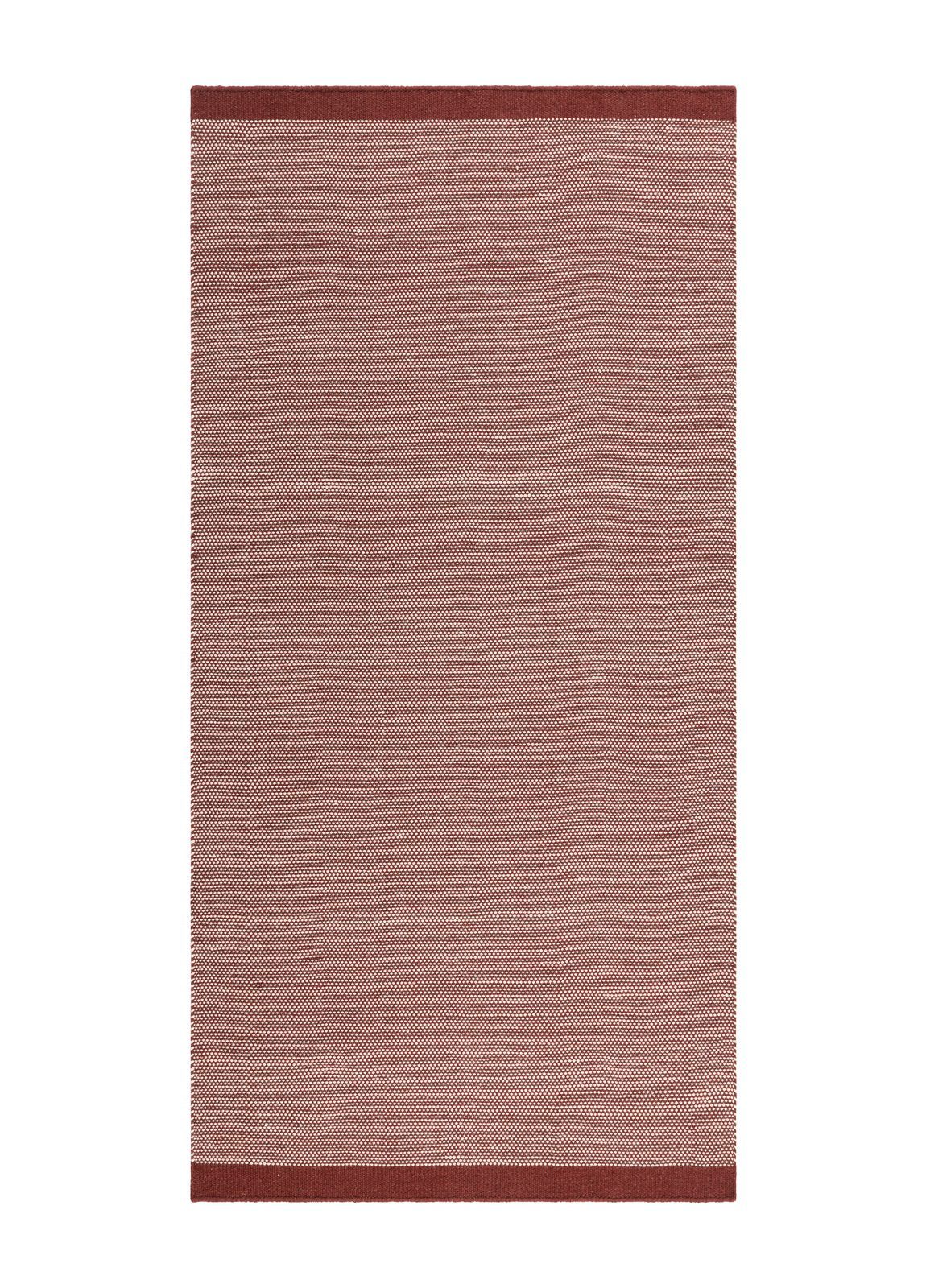 Handvävd Matta Sandhamn 75x150 cm - Marsala