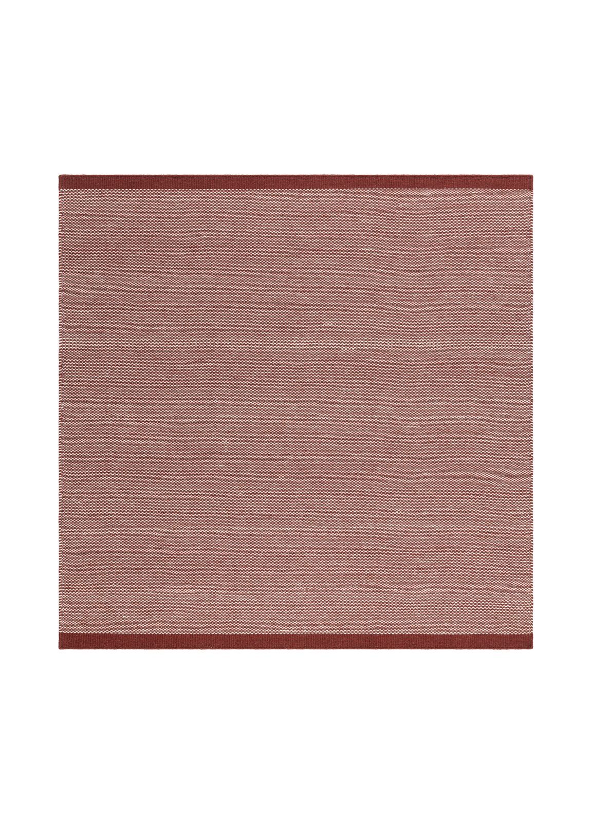 Handvävd Matta Sandhamn Kvadratisk 250x250 cm - Marsala