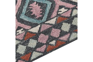 Ullmatta Haymana 200x200 cm Kvadratisk - Blå - Textil & mattor - Matta - Modern matta - Ullmatta
