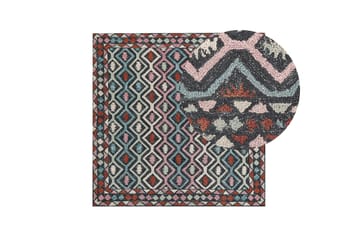Ullmatta Haymana 200x200 cm Kvadratisk - Blå - Textil & mattor - Matta - Modern matta - Ullmatta