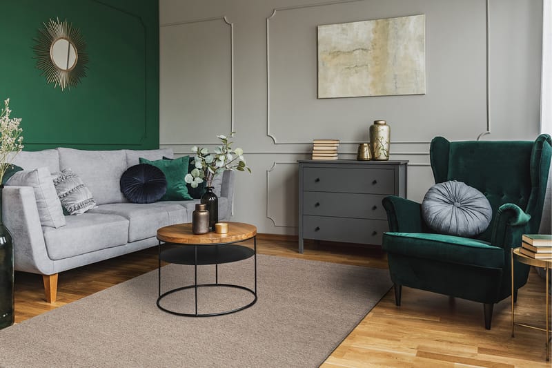 Skagen Ullmatta 160x230 cm - Linne - Textil & mattor - Matta - Modern matta - Ullmatta