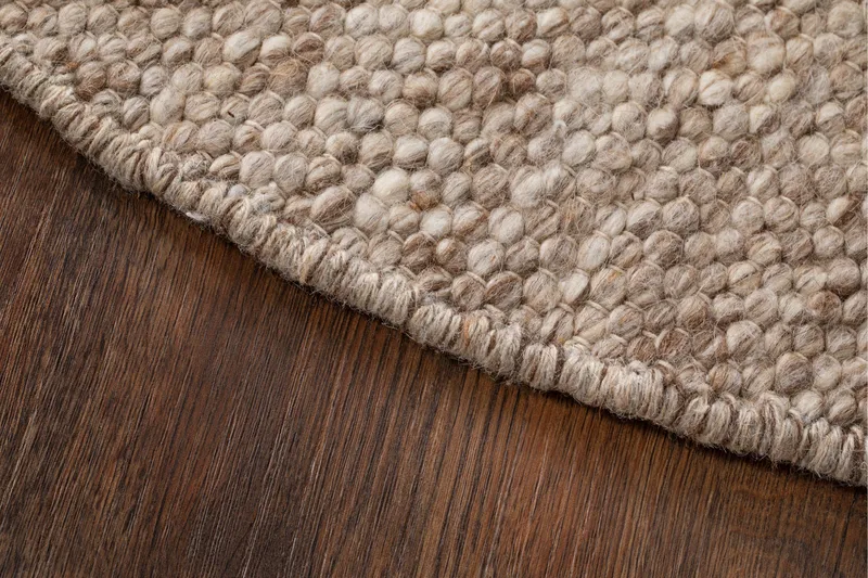 Skagen Ullmatta Rund 200 cm - Linne - Textil & mattor - Matta - Modern matta - Ullmatta