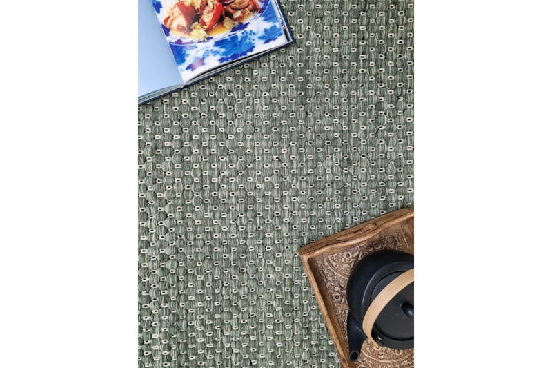 Torekov Ullmatta 75x230 cm - Grön - Textil & mattor - Matta - Modern matta - Ullmatta