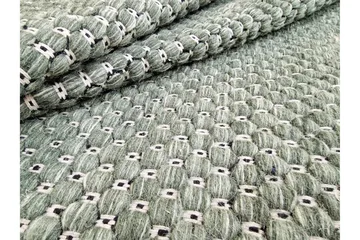 Torekov Ullmatta Rund 200 cm - Grön - Textil & mattor - Matta - Modern matta - Ullmatta