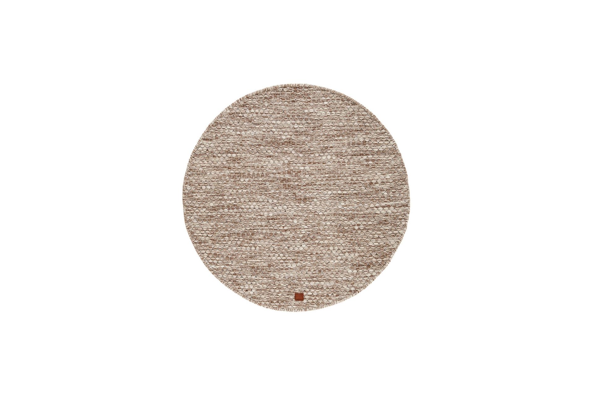 Torekov Ullmatta Rund 200 cm - Nougat