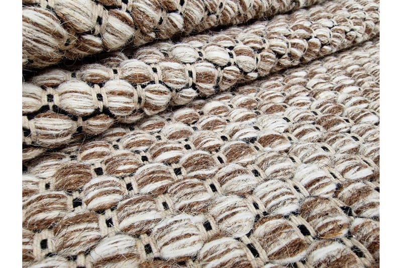 Torekov Ullmatta Rund 200 cm - Nougat - Textil & mattor - Matta - Modern matta - Ullmatta
