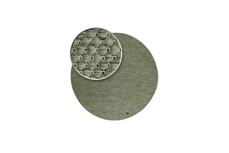 Torekov Ullmatta Rund 300 cm - Grön - Textil & mattor - Matta - Modern matta - Ullmatta