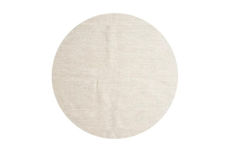 Jaipur Ullmatta Rund 200 cm, Beige