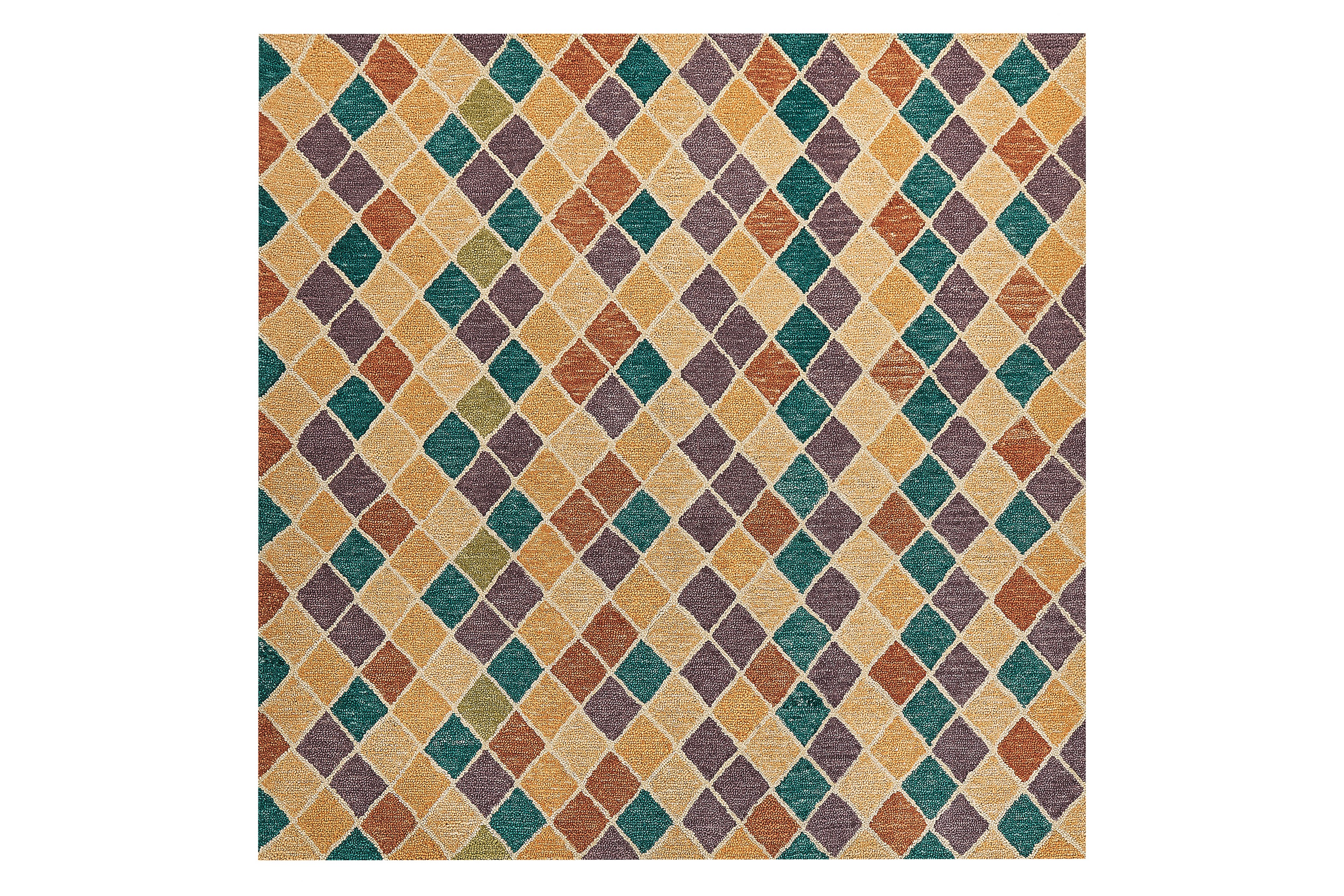 Ullmatta Keskin 200x200 cm Kvadratisk Beige