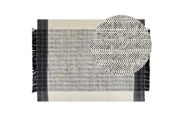 Ullmatta Ketenli 160x230 cm - Svart/Vit - Textil & mattor - Matta - Modern matta - Ullmatta