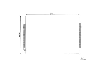Ullmatta Ketenli 160x230 cm - Svart/Vit - Textil & mattor - Matta - Modern matta - Ullmatta