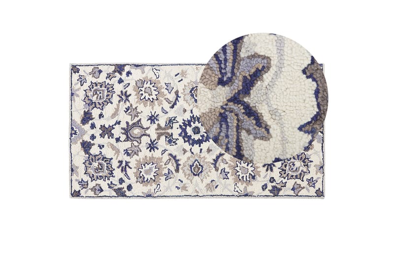 Ullmatta Kumru 80x150 cm - Beige - Textil & mattor - Matta - Modern matta - Ullmatta