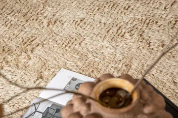 Leiko Ullmatta 200x300 cm - Beige - Textil & mattor - Matta - Modern matta - Ullmatta