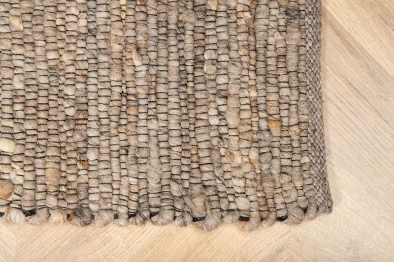 Loump Ullmatta 200x300 cm - Grå/Beige - Textil & mattor - Matta - Modern matta - Ullmatta