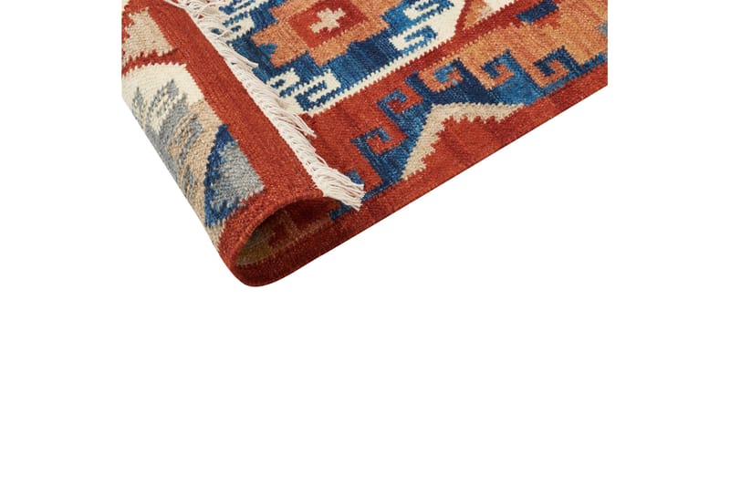 Ullmatta Lusarat 80x150 cm - Röd - Textil & mattor - Matta - Modern matta - Ullmatta