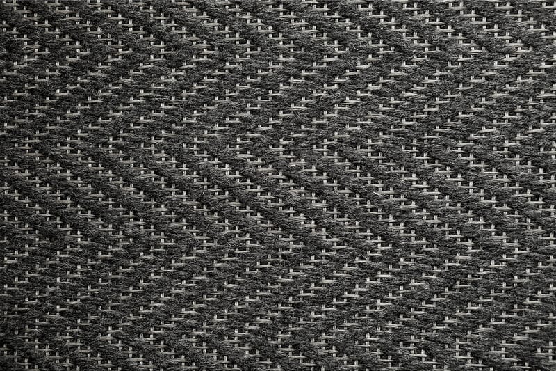 Matta Elsa 133x200 cm Svart - Vm Carpet - Ullmatta