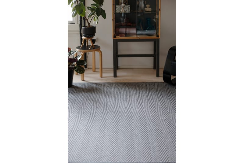 Matta Elsa 80x250 cm Grå - Vm Carpet - Ullmatta