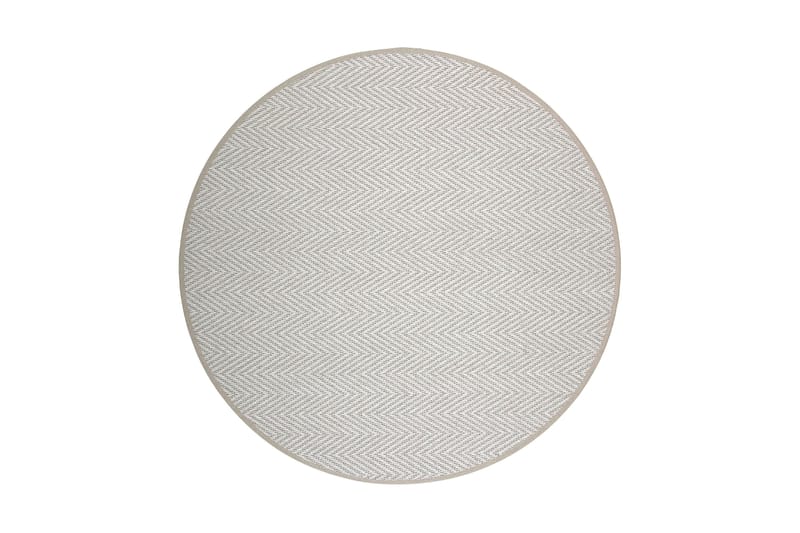 Matta Elsa Rund 133 cm Beige - Vm Carpet - Ullmatta