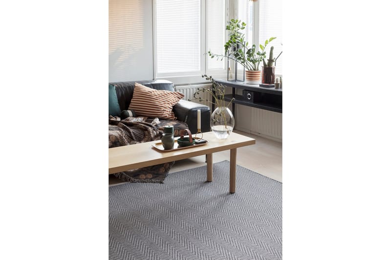 Matta Elsa Rund 133 cm Grå - Vm Carpet - Textil & mattor - Matta - Modern matta - Ullmatta