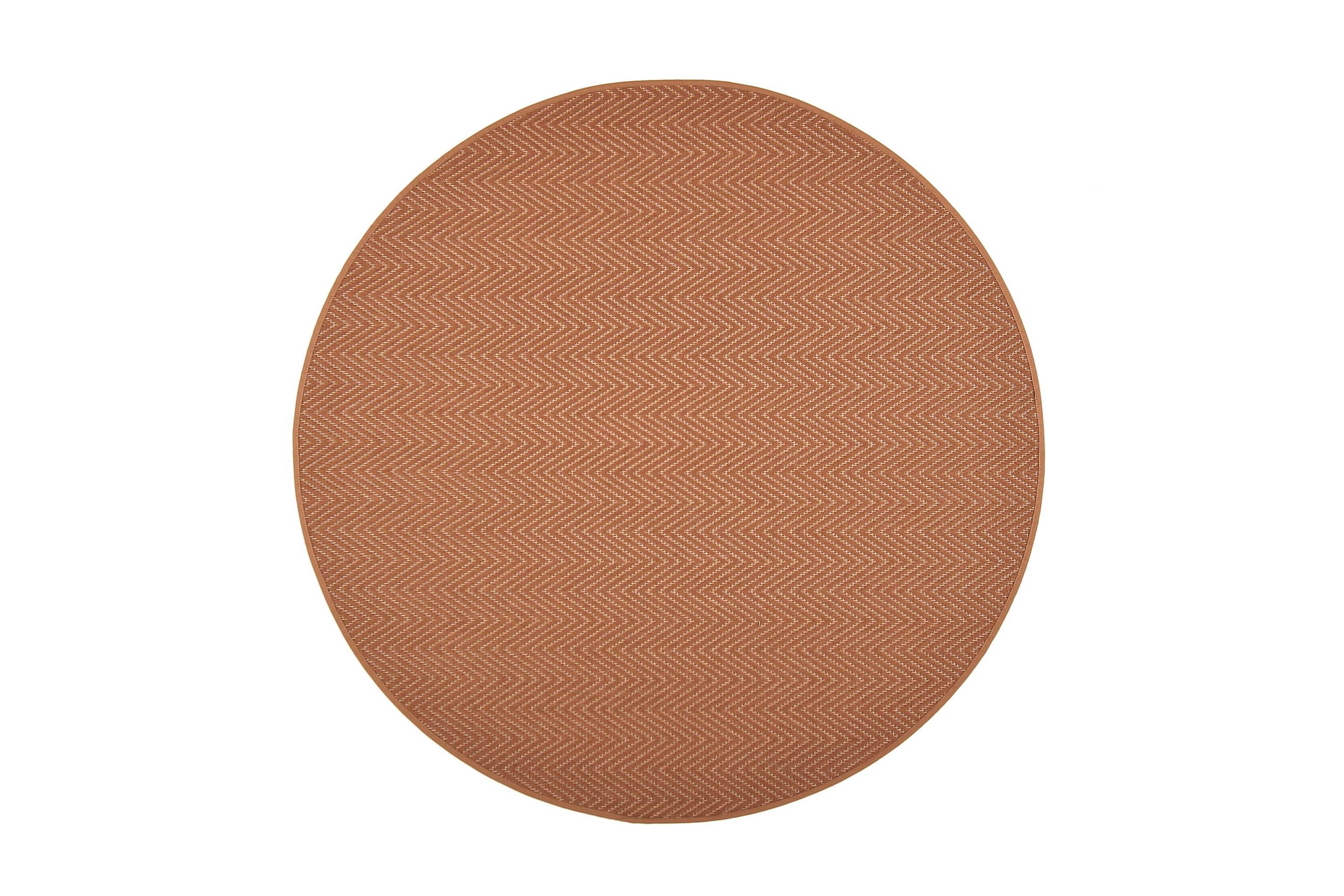 matta elsa rund 133 cm koppar - vm carpet