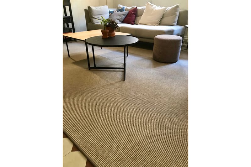 Matta Esmeralda 133x200 cm Beige - Vm Carpet - Ullmatta