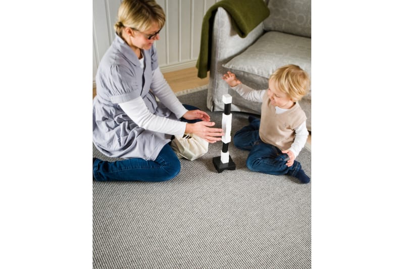 Matta Esmeralda 80x150 cm Grå - Vm Carpet - Textil & mattor - Matta - Modern matta - Ullmatta