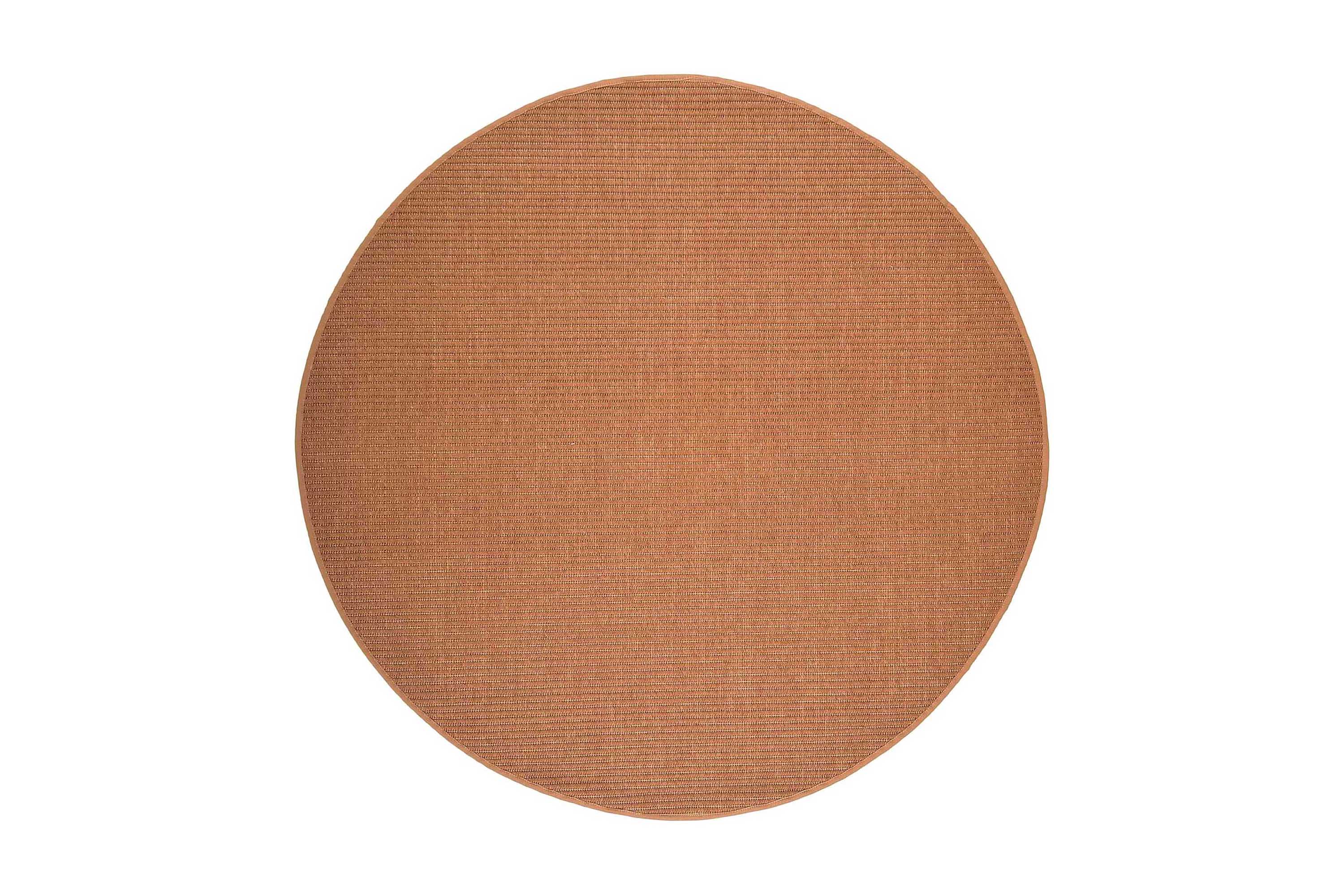 Matta Tunturi Rund 200 cm Koppar Vm Carpet