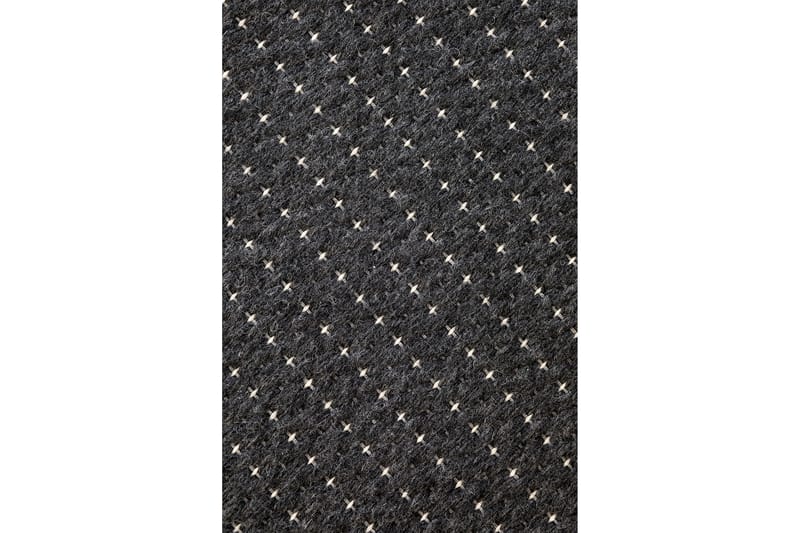 Matta Valkea 80x150 cm Svart/Grå - Vm Carpet - Ullmatta