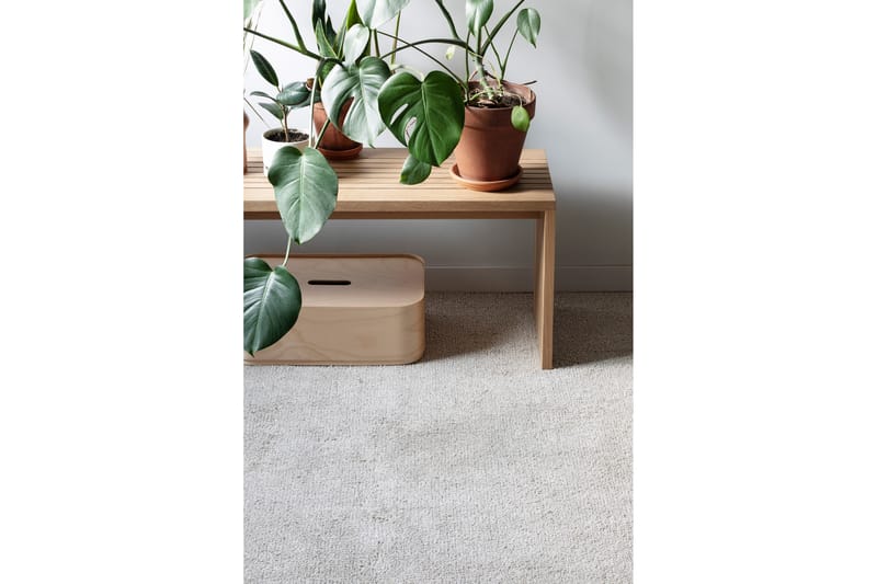 Matta Viita 160x230 cm Beige - VM Carpets - Ullmatta