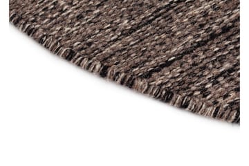 Birka Ullmatta Rund 240 cm - Antracit - Textil & mattor - Matta - Modern matta - Ullmatta