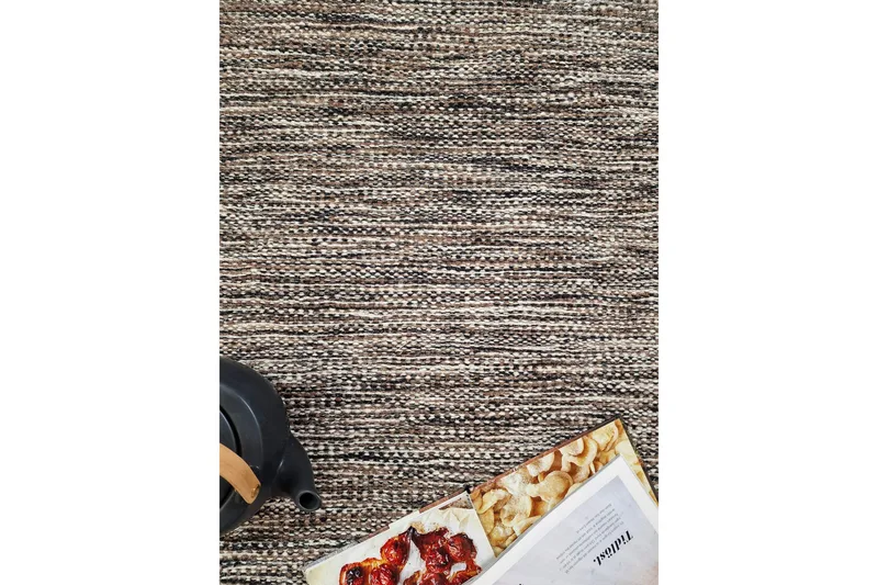 Birka Ullmatta Rund 240 cm - Antracit - Textil & mattor - Matta - Modern matta - Ullmatta