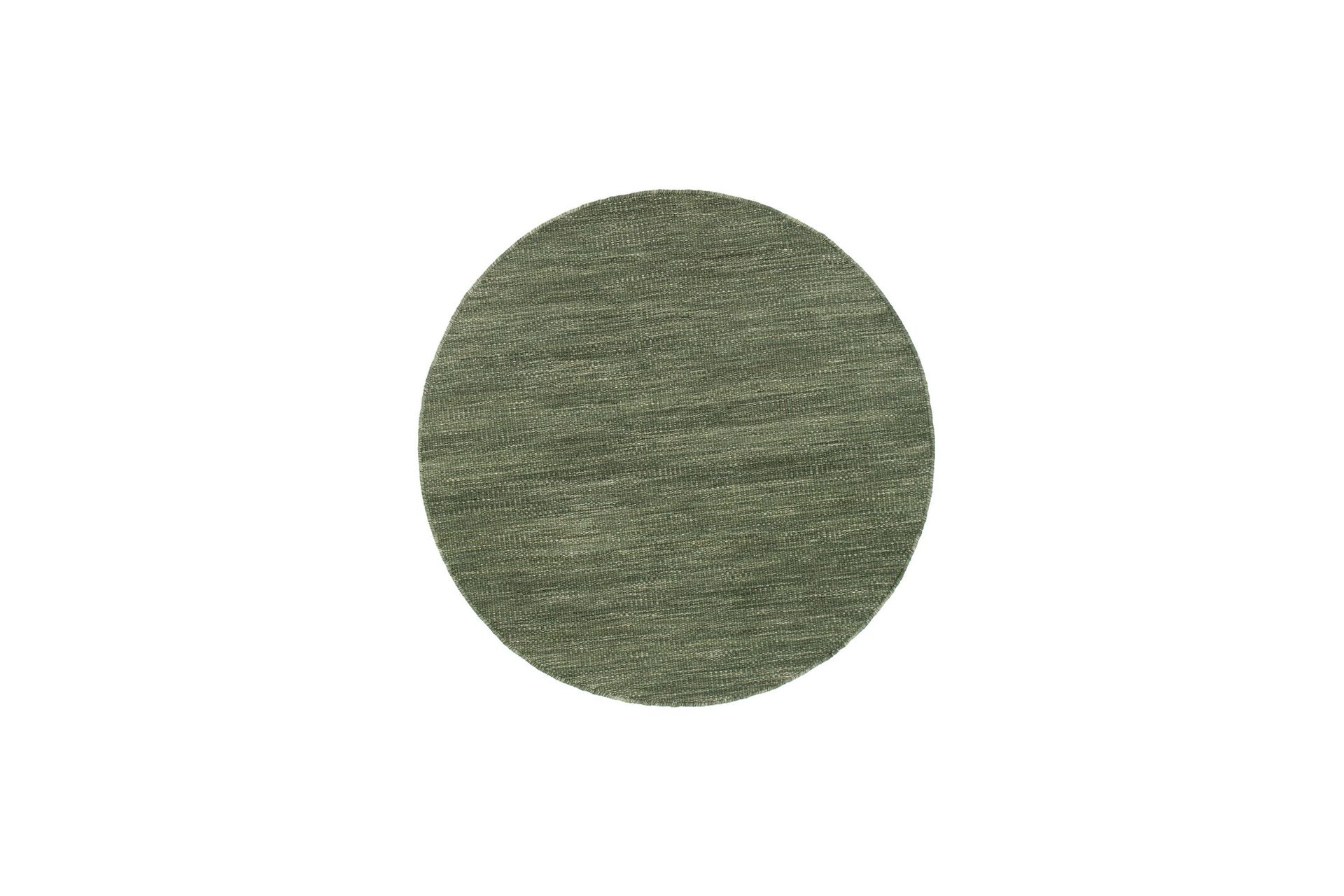 Birka Ullmatta Rund 240 cm - Gr&ouml;n