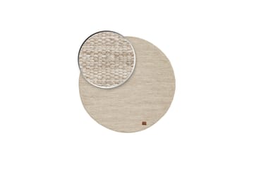 Birka Ullmatta Rund 240 cm - Linne - Textil & mattor - Matta - Modern matta - Ullmatta