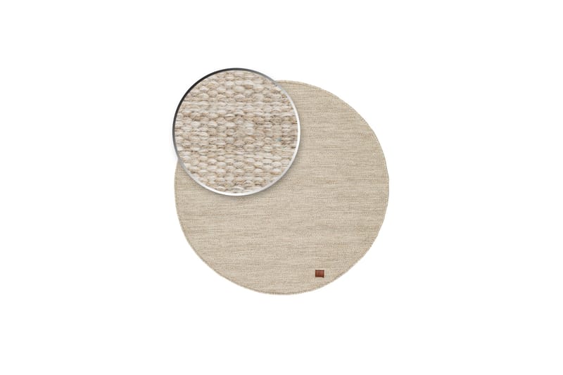 Birka Ullmatta Rund 240 cm - Linne - Textil & mattor - Matta - Modern matta - Ullmatta