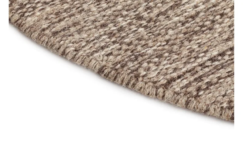 Birka Ullmatta Rund 240 cm - Linne - Textil & mattor - Matta - Modern matta - Ullmatta