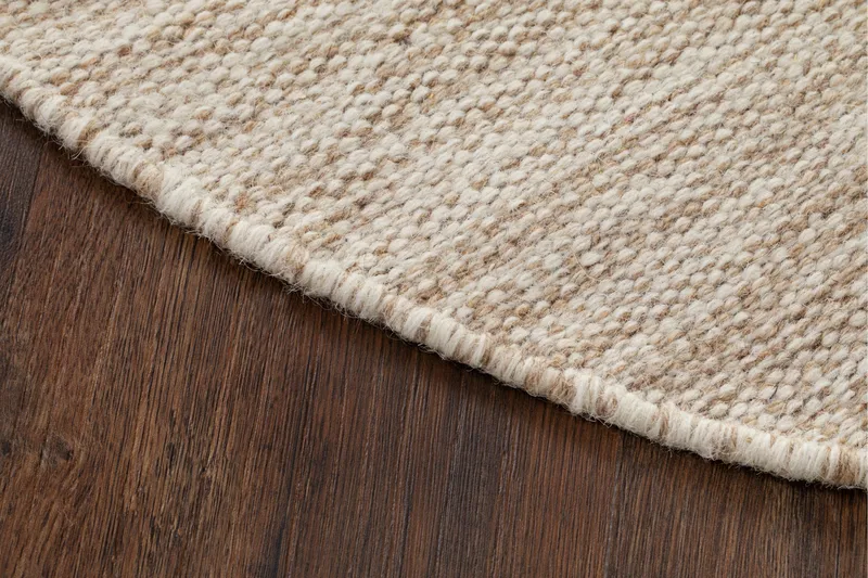 Birka Ullmatta Rund 240 cm - Natur - Textil & mattor - Matta - Modern matta - Ullmatta