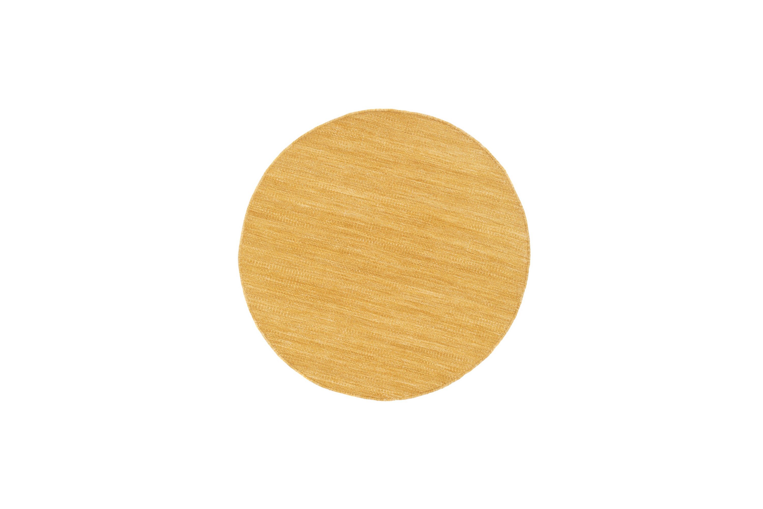 birka ullmatta rund 300 cm - gul