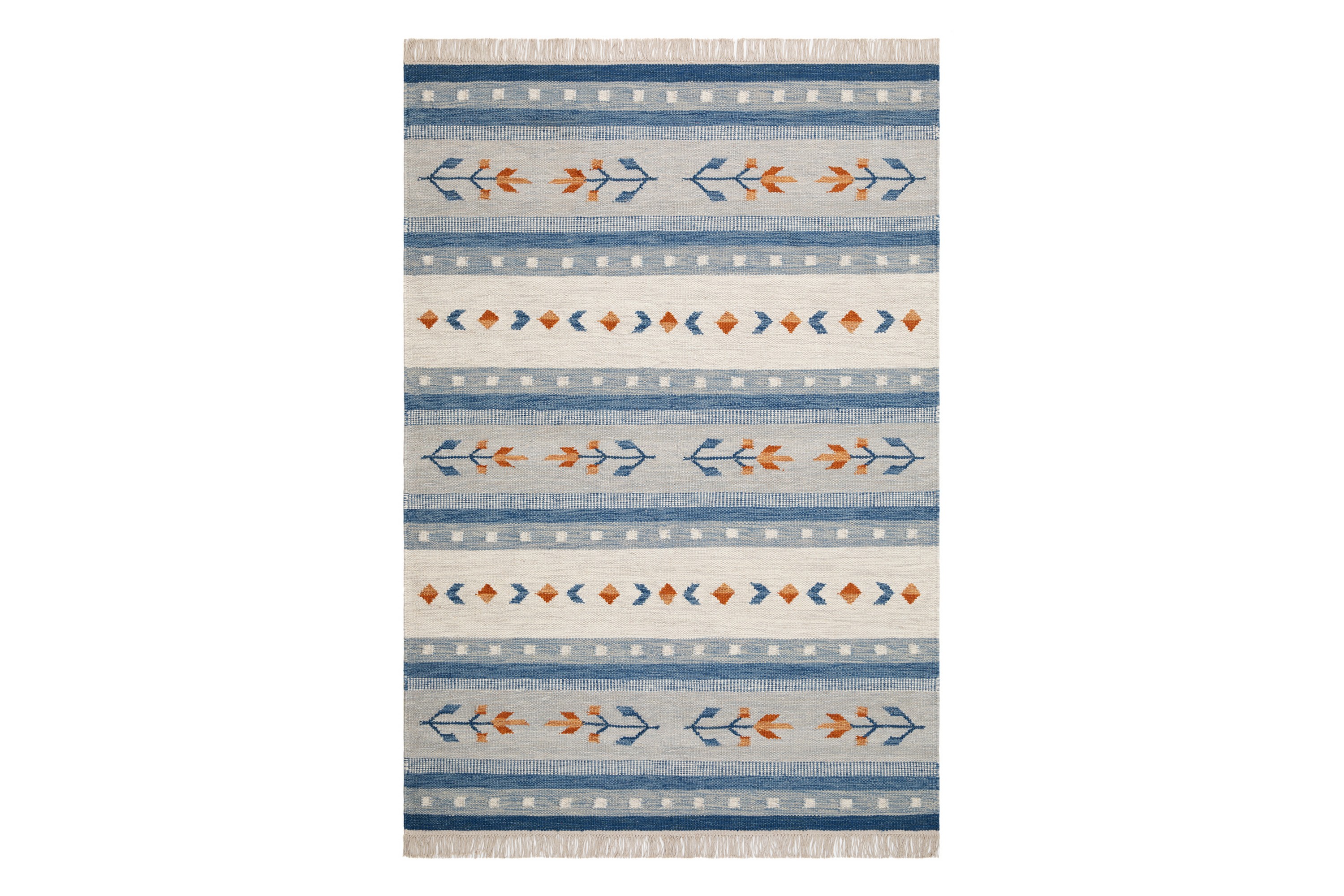 fagersta ullmatta 140x200 cm - blå