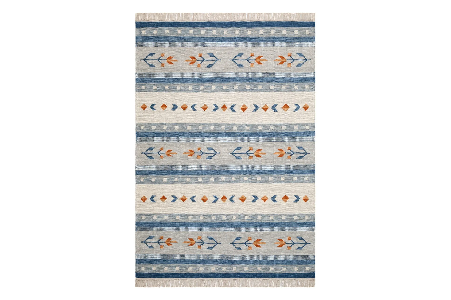 fagersta ullmatta 140x200 cm - blå