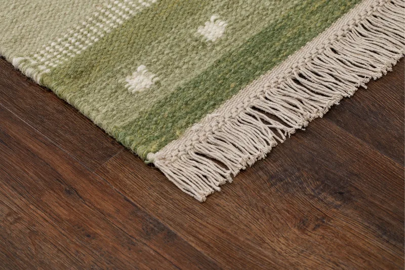 Fagersta Ullmatta 140x200 cm - Grön - Textil & mattor - Matta - Modern matta - Ullmatta