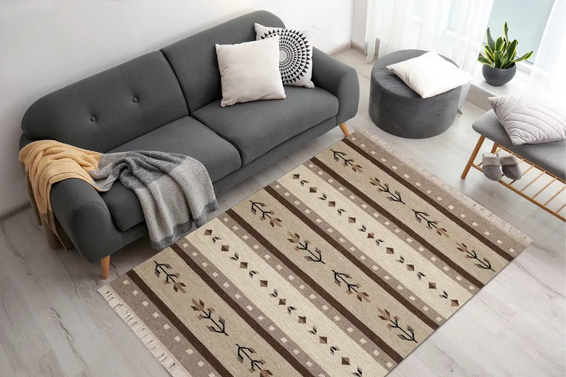 Fagersta Ullmatta 140x200 cm - Natur - Textil & mattor - Matta - Modern matta - Ullmatta