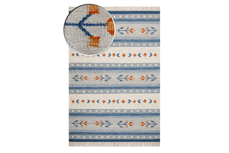 Fagersta Ullmatta 160x230 cm - Blå - Textil & mattor - Matta - Modern matta - Ullmatta