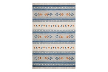 Fagersta Ullmatta 160x230 cm - Blå - Textil & mattor - Matta - Modern matta - Ullmatta