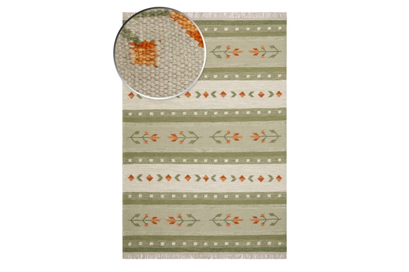 Fagersta Ullmatta 160x230 cm - Grön - Textil & mattor - Matta - Modern matta - Ullmatta