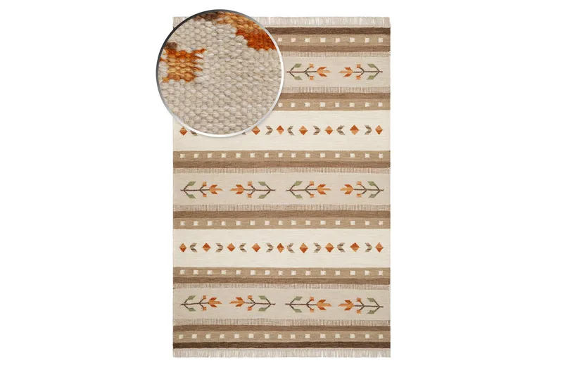 Fagersta Ullmatta 160x230 cm - Sand - Textil & mattor - Matta - Modern matta - Ullmatta