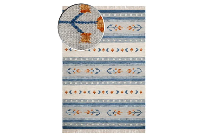 Fagersta Ullmatta 240x340 cm - Blå - Textil & mattor - Matta - Modern matta - Ullmatta